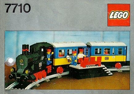 Lego 7710 Push-Along Passenger Steam Train 